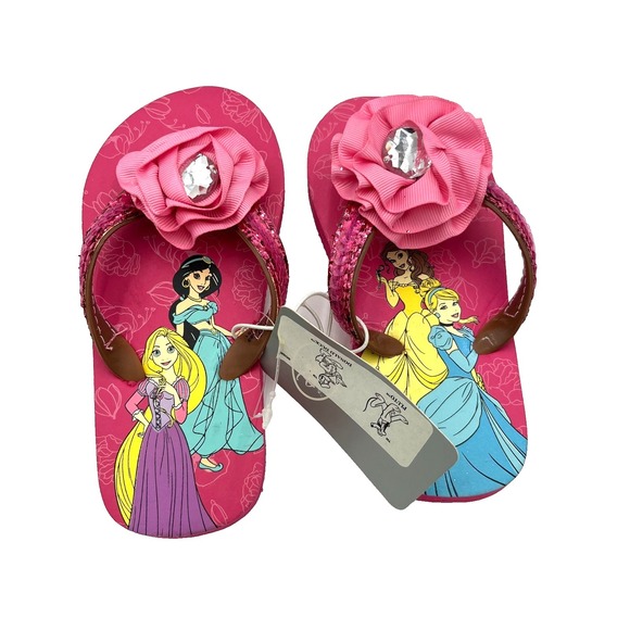 Disney Other - Disney Princess Flip Flop Sandal Pink Size 13/1 New